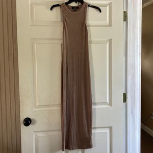 Lulus brown midi dress